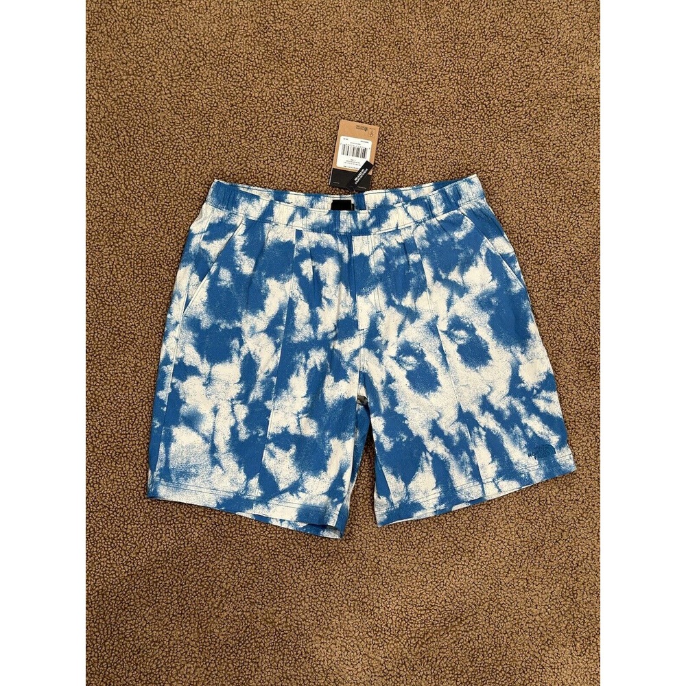 NWT Mens The North Face Class V Pull On Shorts 9" Inseam Blue & White Size Large